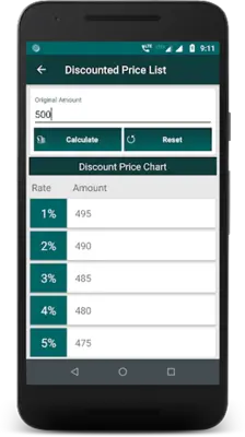 Discount Calculator android App screenshot 2